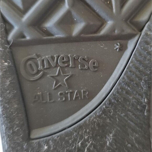 Monochromatic Black Low Ox Converse Sneakers Men’s Size 6 Casual Streetwear - Picture 11 of 12